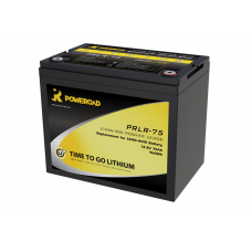 12V Poweroad Lithium Battery 75Ah LiFePO4 - 5yr warranty
