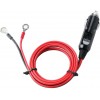 Male Plug Cigarette Lighter Adapter Power Supply Cable to bare wire lugs Heavy Duty 0.5 M 20A 