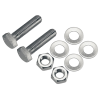 M8 Stainless Bolt Set - 2 x M8 A4 30mm Bolts, Nuts and Washers eg for L16P or Sterling 110ah and bigger