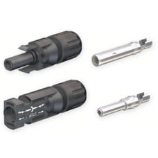 STÄUBLI MC4 Solar Connectors - Pair (Male & Female) suitable for 4mm and 6mm cable only