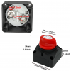 300A Battery Isolator Switch in housing with removable knob