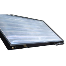 Boat Solar Thermal hot water heating kit - flat plate panel, 12v pump - fits to existing water cylinder